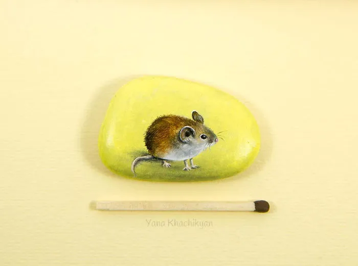 I Create Miniature Paintings Of Tiny Worlds