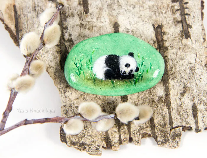 I Create Miniature Paintings Of Tiny Worlds