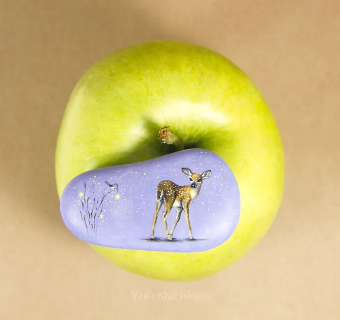 I Create Miniature Paintings Of Tiny Worlds