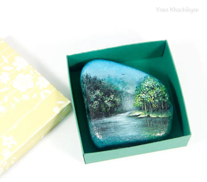 I Create Miniature Paintings Of Tiny Worlds