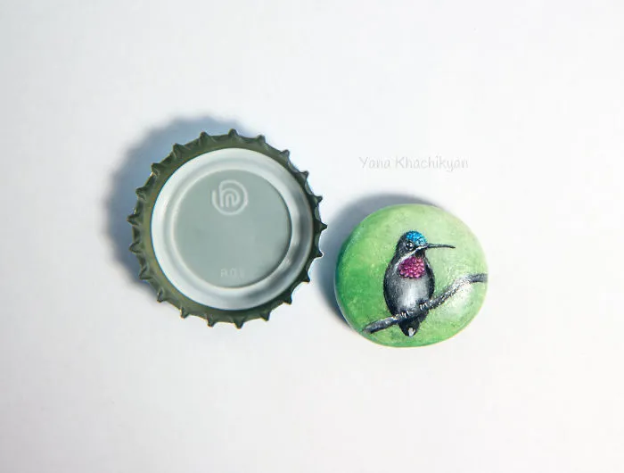 I Create Miniature Paintings Of Tiny Worlds