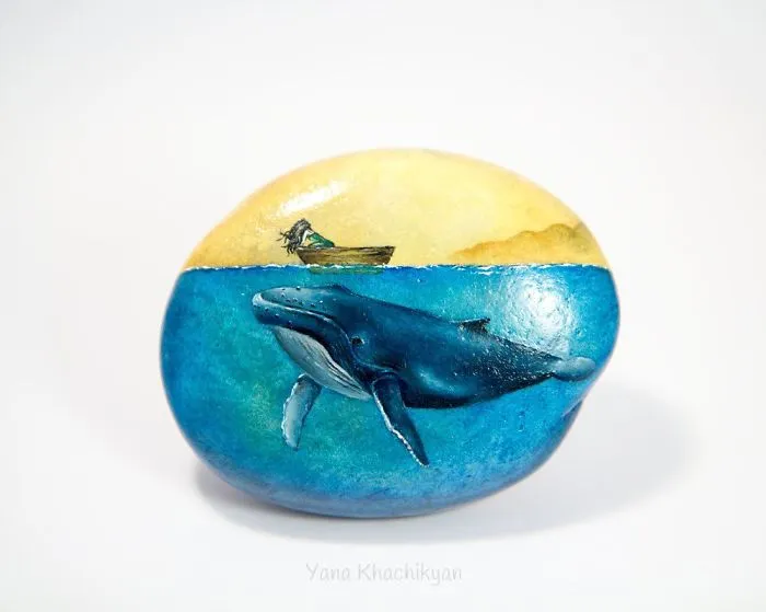 I Create Miniature Paintings Of Tiny Worlds