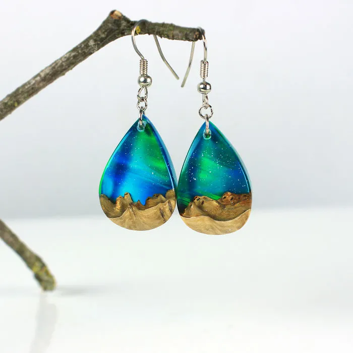 I Combine Wood With Opal And Resin To Create One-Of-A-Kind Handmade Jewelry