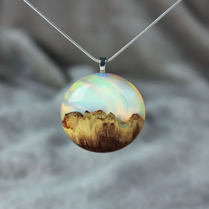 I Combine Wood With Opal And Resin To Create One-Of-A-Kind Handmade Jewelry