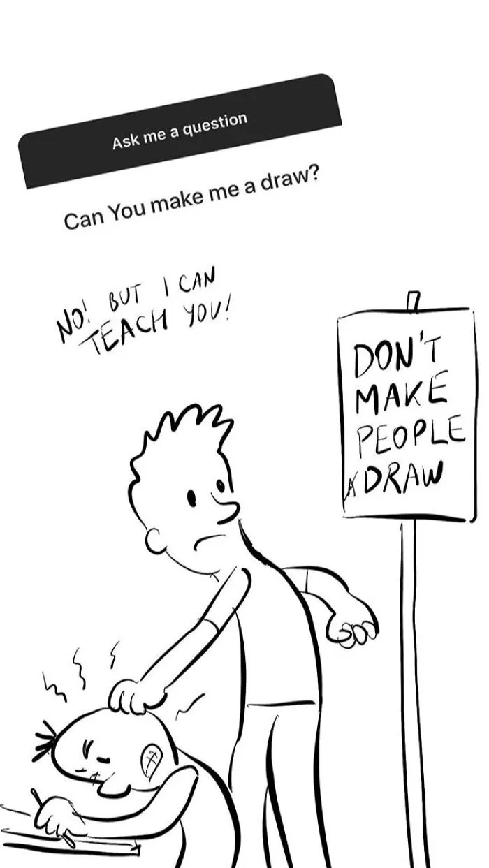 I Replied To The Questions Asked On My Instagram With Drawings, And People Loved Them