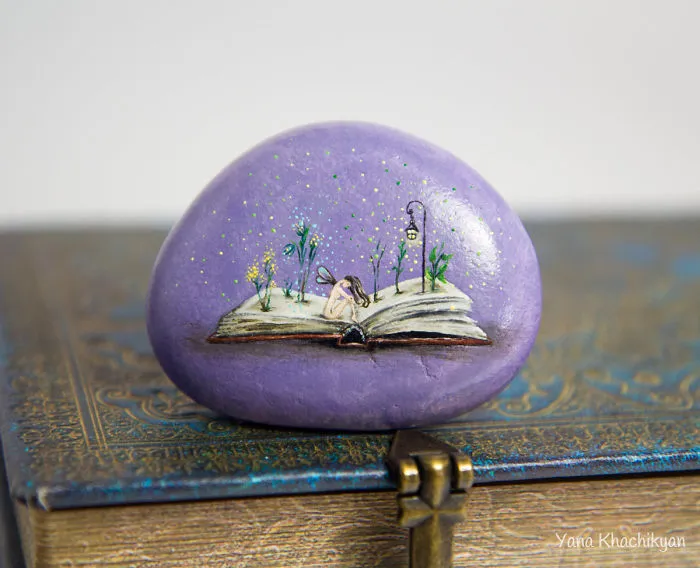 I Create Miniature Paintings Of Tiny Worlds