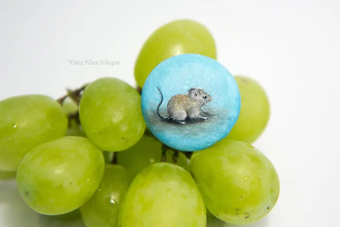 I Create Miniature Paintings Of Tiny Worlds