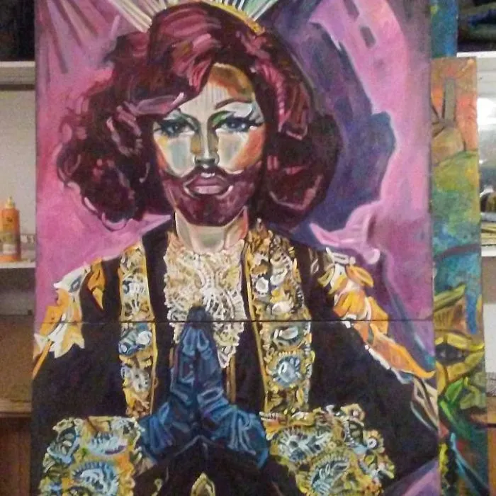 Portrait Of Drag Artist Pulp Friction