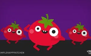 I Made An Animated Dance Video For Ciara's #levelupchallenge Featuring A Dancing Tomato!