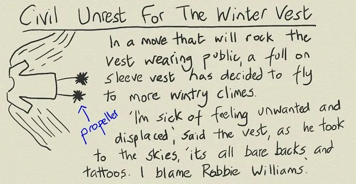 Unrest For The Winter Vest