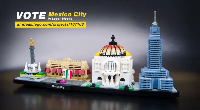 Lego Mexico City Created By Fan About To Reach 10k Votes And Could Soon Become An Official Lego