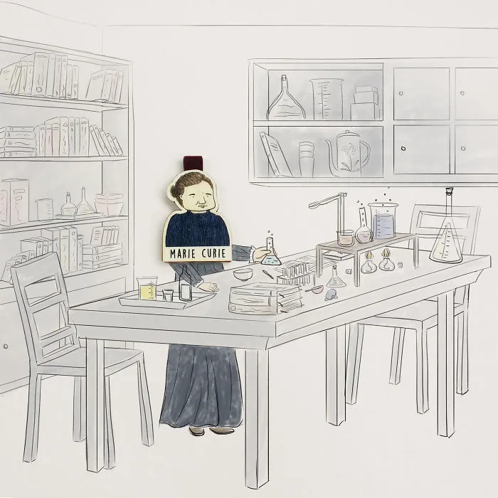 Marie Curie's Lab Was So Radioactive That Her Notebooks From Over A Hundred Years Ago Are Still Not Considered Safe To Handle And Are Stored In A Lead Box