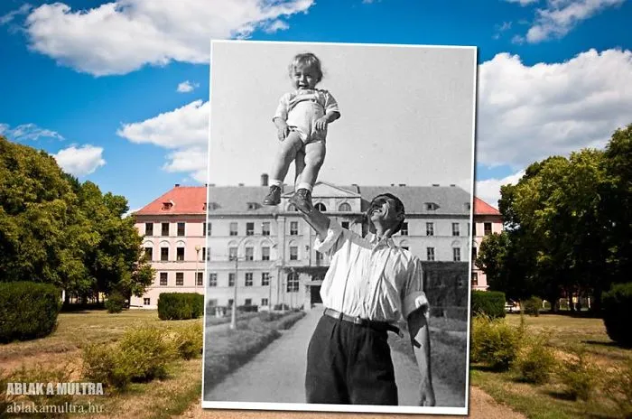 Photographer Lets Us Travel Back In Time By Combining 20th Century Pictures With Modern Day Surroundings