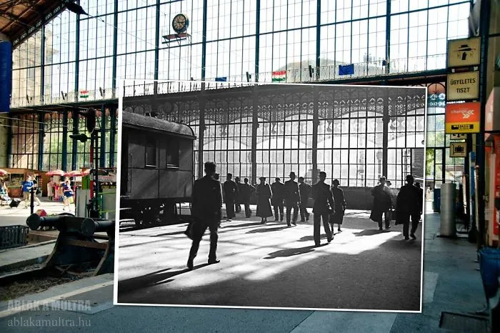 Photographer Lets Us Travel Back In Time By Combining 20th Century Pictures With Modern Day Surroundings