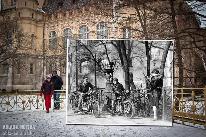 Photographer Lets Us Travel Back In Time By Combining 20th Century Pictures With Modern Day Surroundings