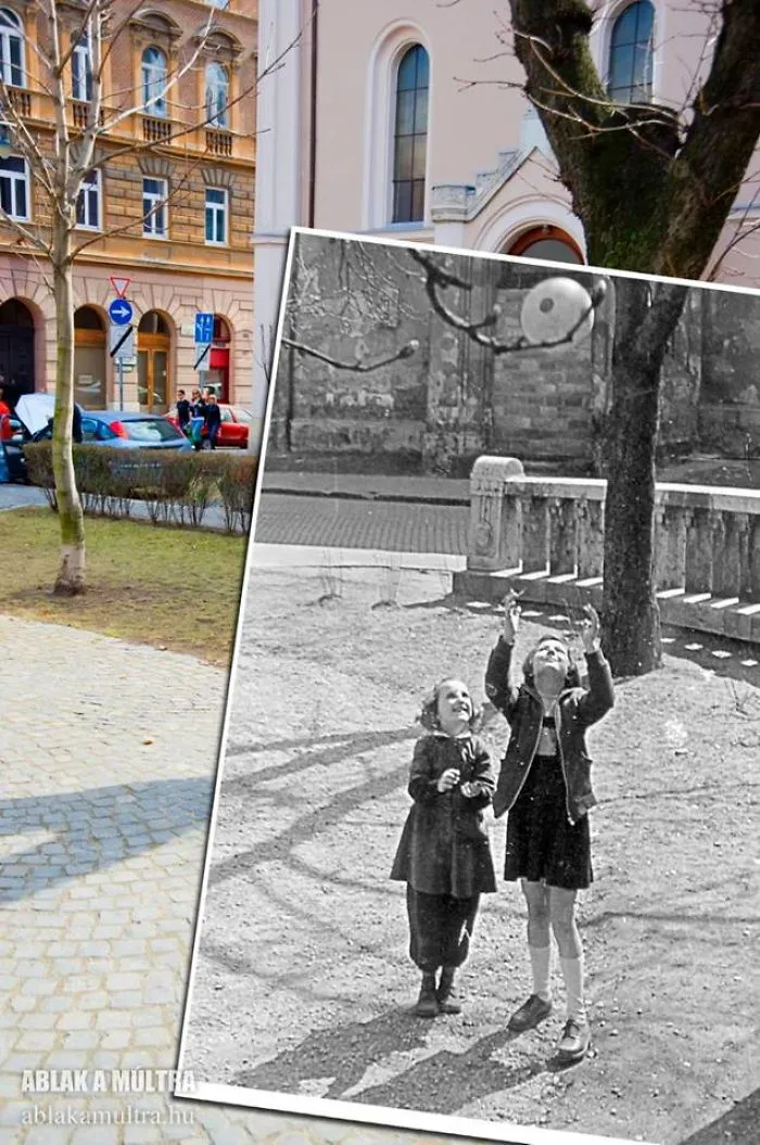 Photographer Lets Us Travel Back In Time By Combining 20th Century Pictures With Modern Day Surroundings