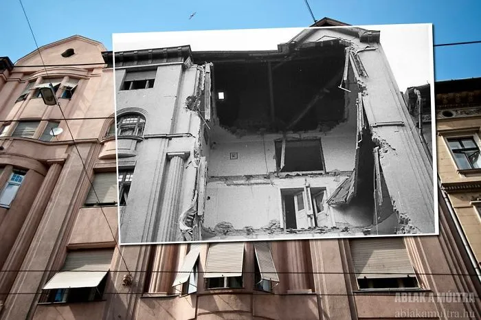 Photographer Lets Us Travel Back In Time By Combining 20th Century Pictures With Modern Day Surroundings