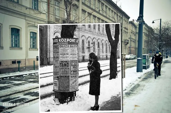 Photographer Lets Us Travel Back In Time By Combining 20th Century Pictures With Modern Day Surroundings