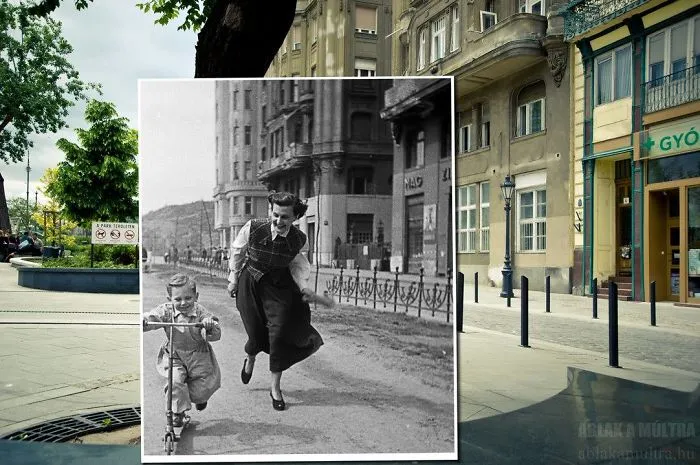 Photographer Lets Us Travel Back In Time By Combining 20th Century Pictures With Modern Day Surroundings