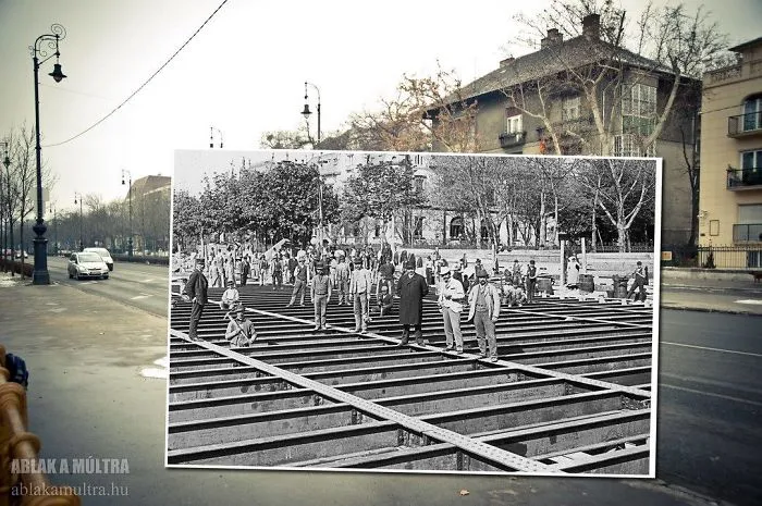 Photographer Lets Us Travel Back In Time By Combining 20th Century Pictures With Modern Day Surroundings