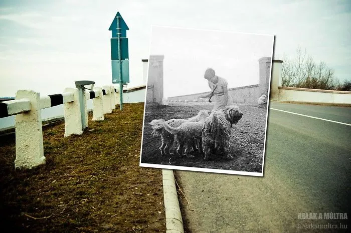 Photographer Lets Us Travel Back In Time By Combining 20th Century Pictures With Modern Day Surroundings
