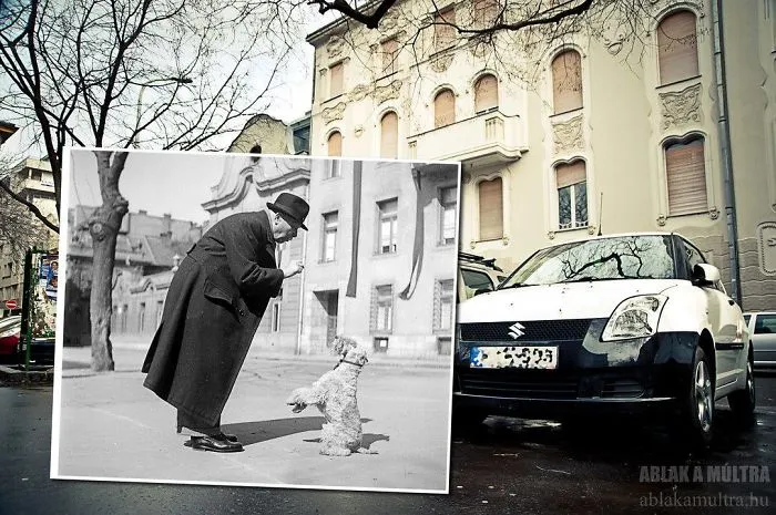 Photographer Lets Us Travel Back In Time By Combining 20th Century Pictures With Modern Day Surroundings