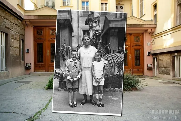 Photographer Lets Us Travel Back In Time By Combining 20th Century Pictures With Modern Day Surroundings