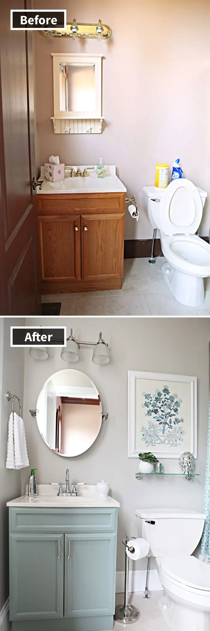 Office Bathroom Reveal