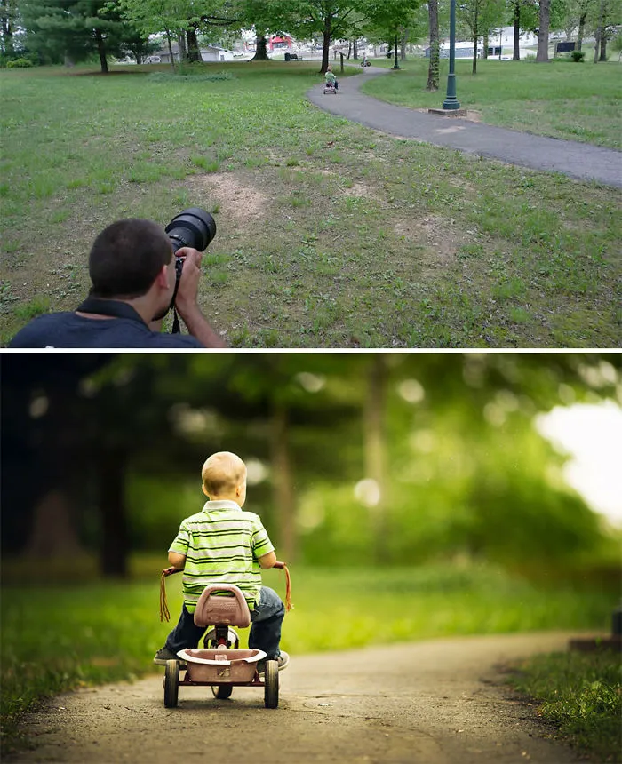 How Differently The Same Ugly/Ordinary Location Looks To Professional Photographer Vs Amateur