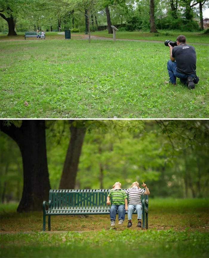 How Differently The Same Ugly/Ordinary Location Looks To Professional Photographer Vs Amateur
