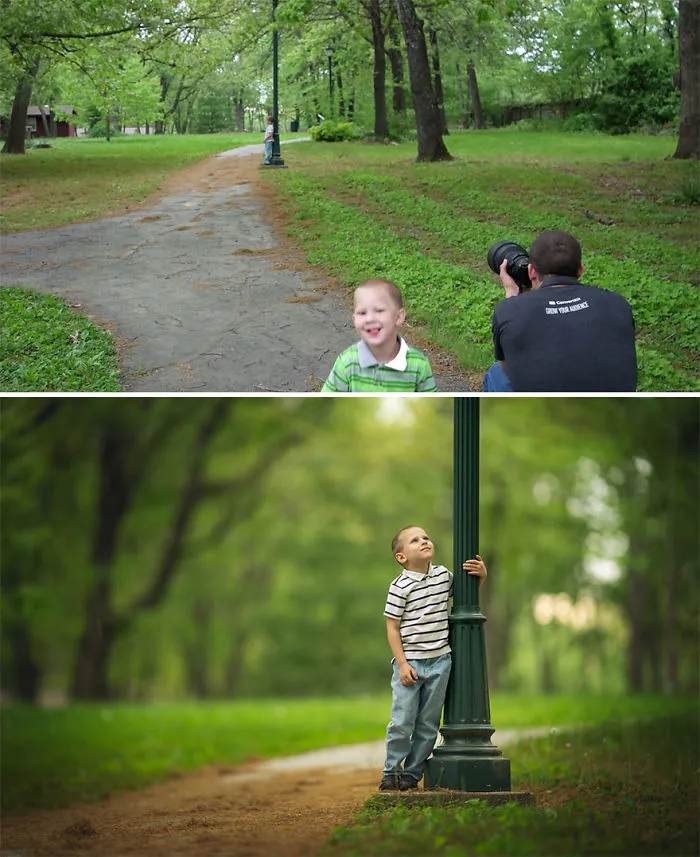 How Differently The Same Ugly/Ordinary Location Looks To Professional Photographer Vs Amateur