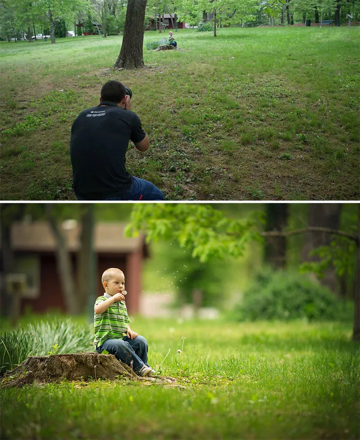 How Differently The Same Ugly/Ordinary Location Looks To Professional Photographer Vs Amateur