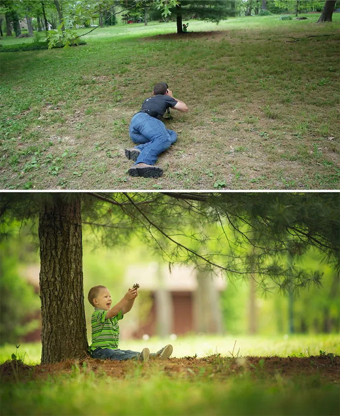 How Differently The Same Ugly/Ordinary Location Looks To Professional Photographer Vs Amateur