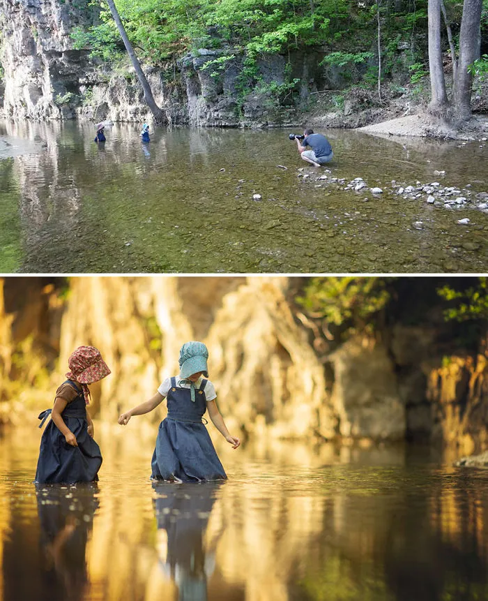 How Differently The Same Ugly/Ordinary Location Looks To Professional Photographer Vs Amateur