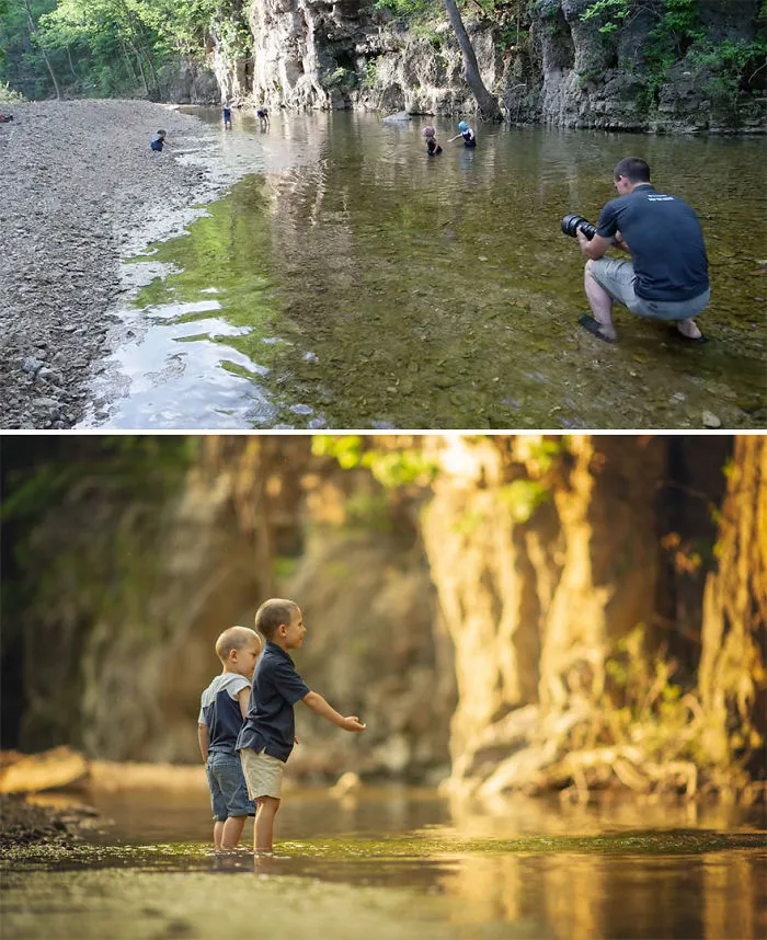 How Differently The Same Ugly/Ordinary Location Looks To Professional Photographer Vs Amateur