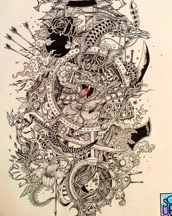 I Use Fineliners And A Sprinkle Of Imagination To Create These Detailed Drawings