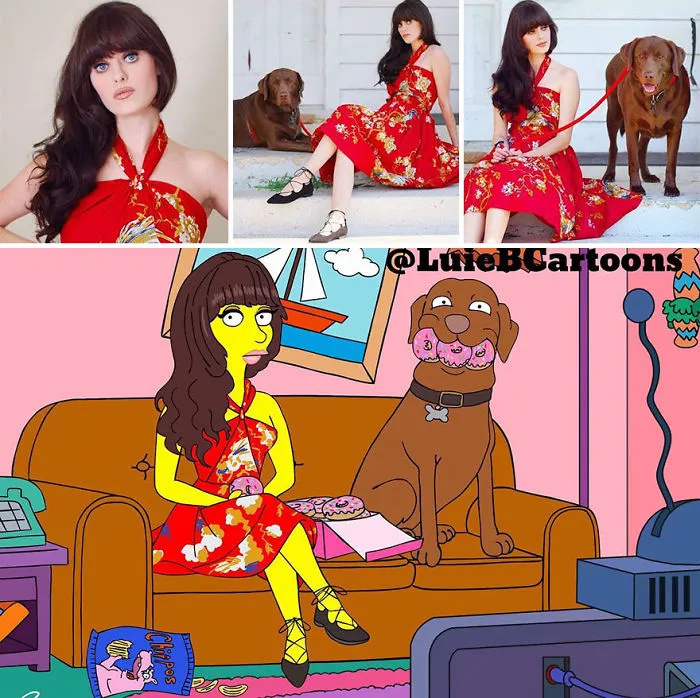 Artist Turns People Into Simpsons And Everyone Is Loving It