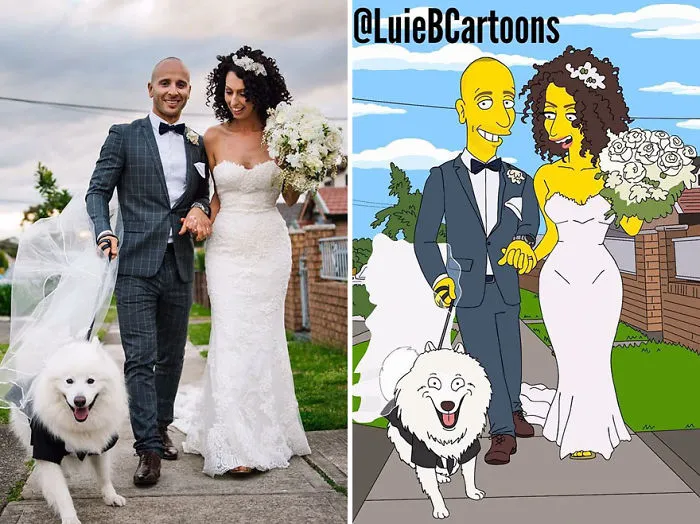 Artist Turns People Into Simpsons And Everyone Is Loving It