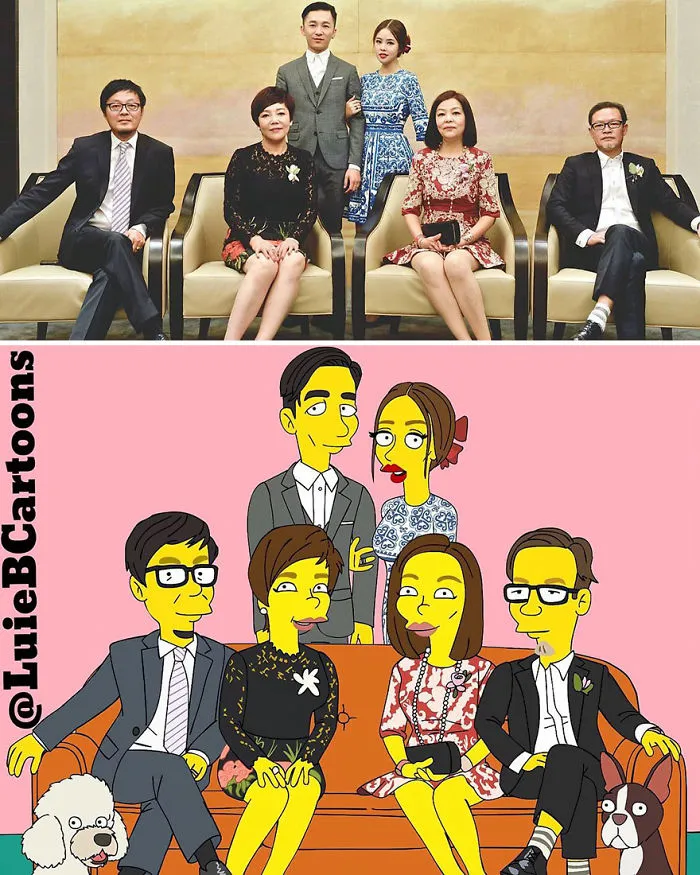 Artist Turns People Into Simpsons And Everyone Is Loving It