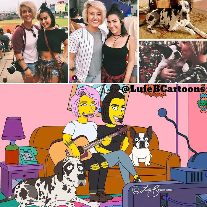 Artist Turns People Into Simpsons And Everyone Is Loving It