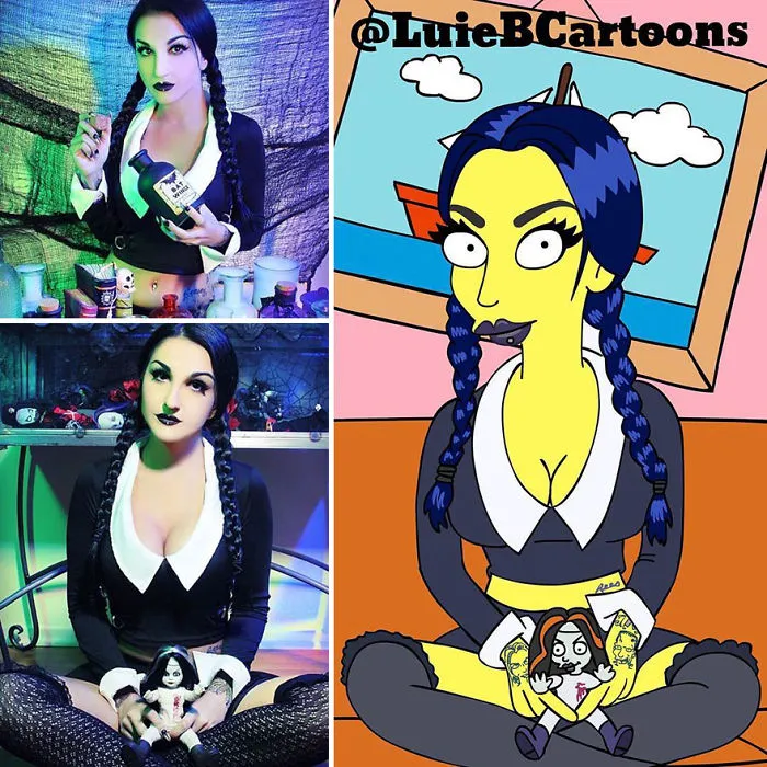Artist Turns People Into Simpsons And Everyone Is Loving It
