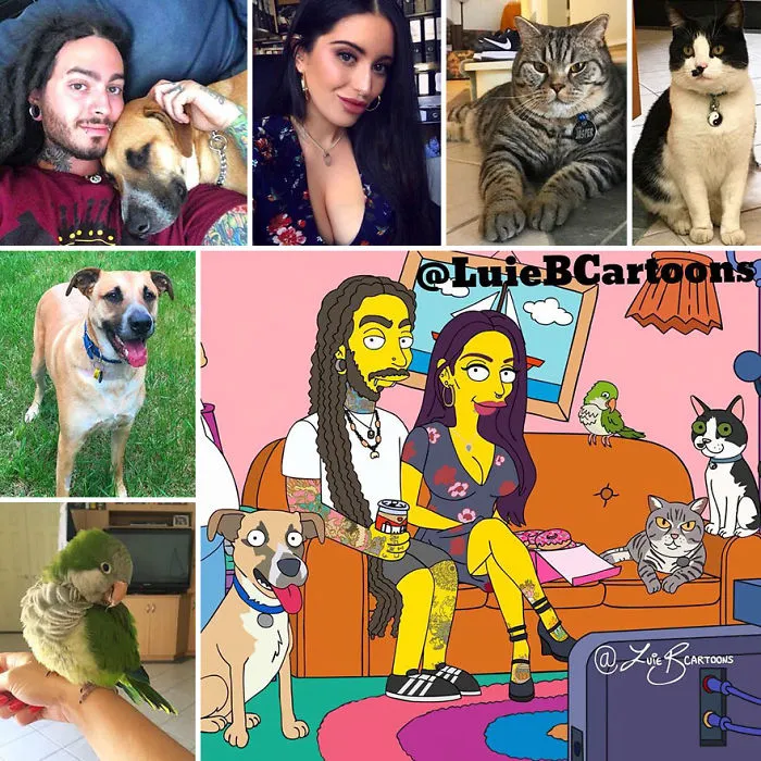 Artist Turns People Into Simpsons And Everyone Is Loving It