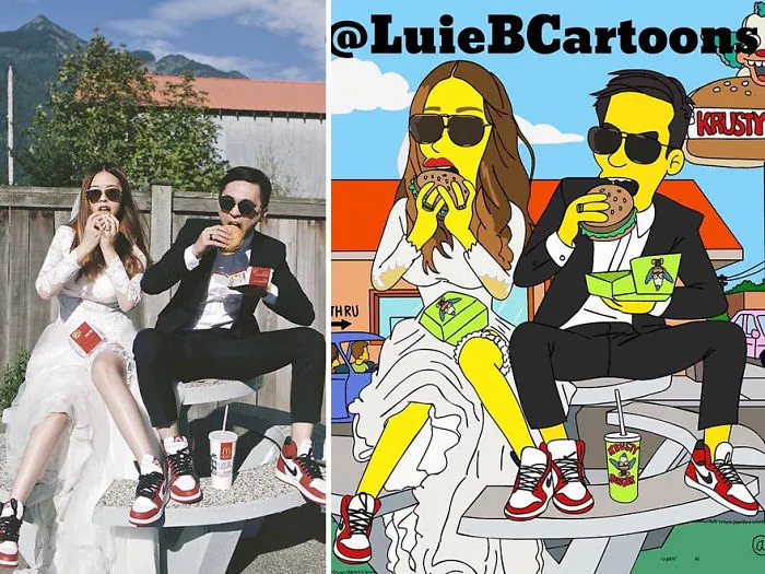 Artist Turns People Into Simpsons And Everyone Is Loving It