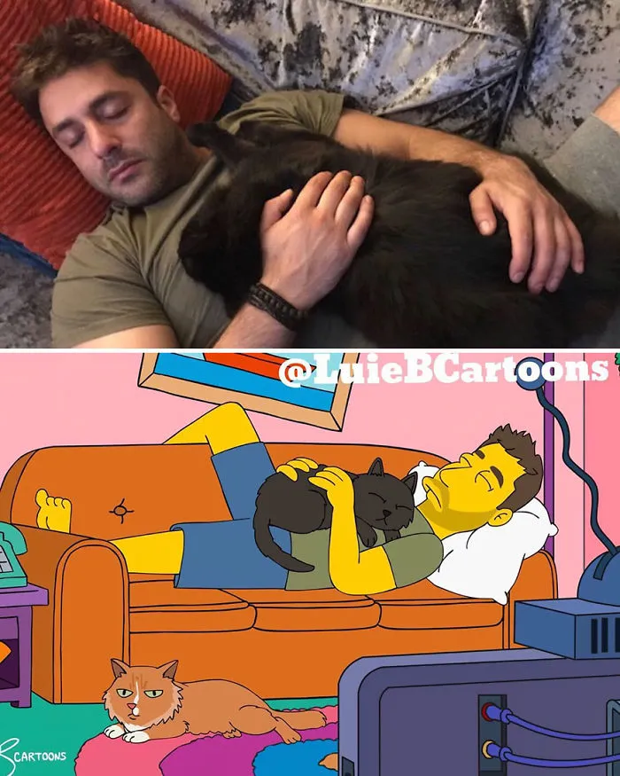 Artist Turns People Into Simpsons And Everyone Is Loving It