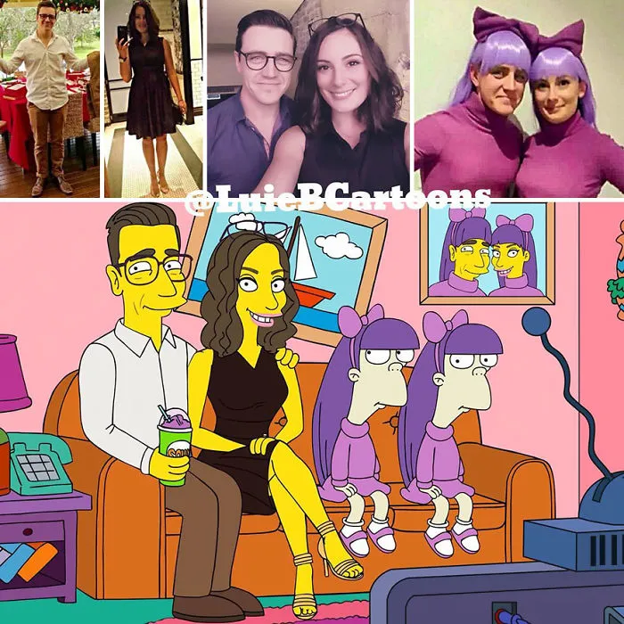 Artist Turns People Into Simpsons And Everyone Is Loving It