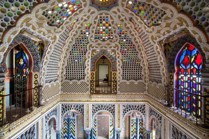 Unique Detail In A Room In An Abandoned Castle