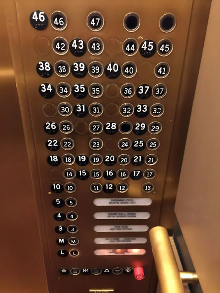 This Elevator Button Panel