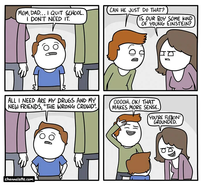 109 Funny And Dark Comics With Unexpected Endings By Channelate