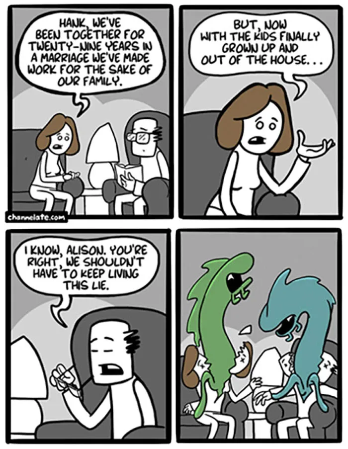 109 Funny And Dark Comics With Unexpected Endings By Channelate