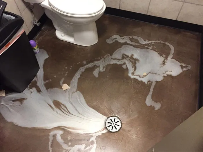 Lo blanco es parte del suelo